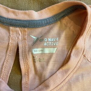 Old Navy Active Peach Tank Top